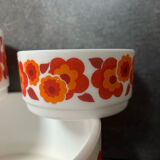 Vintage lotus arcopal salad bowl