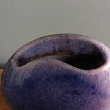 Blue ceramic lentil vase