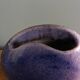 Blue ceramic lentil vase
