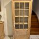 Raw wood Parisian display cabinet
