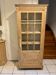 Raw wood Parisian display cabinet