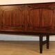 Scandinavian enfilade in rosewood by Fredrik Kayser, 1960