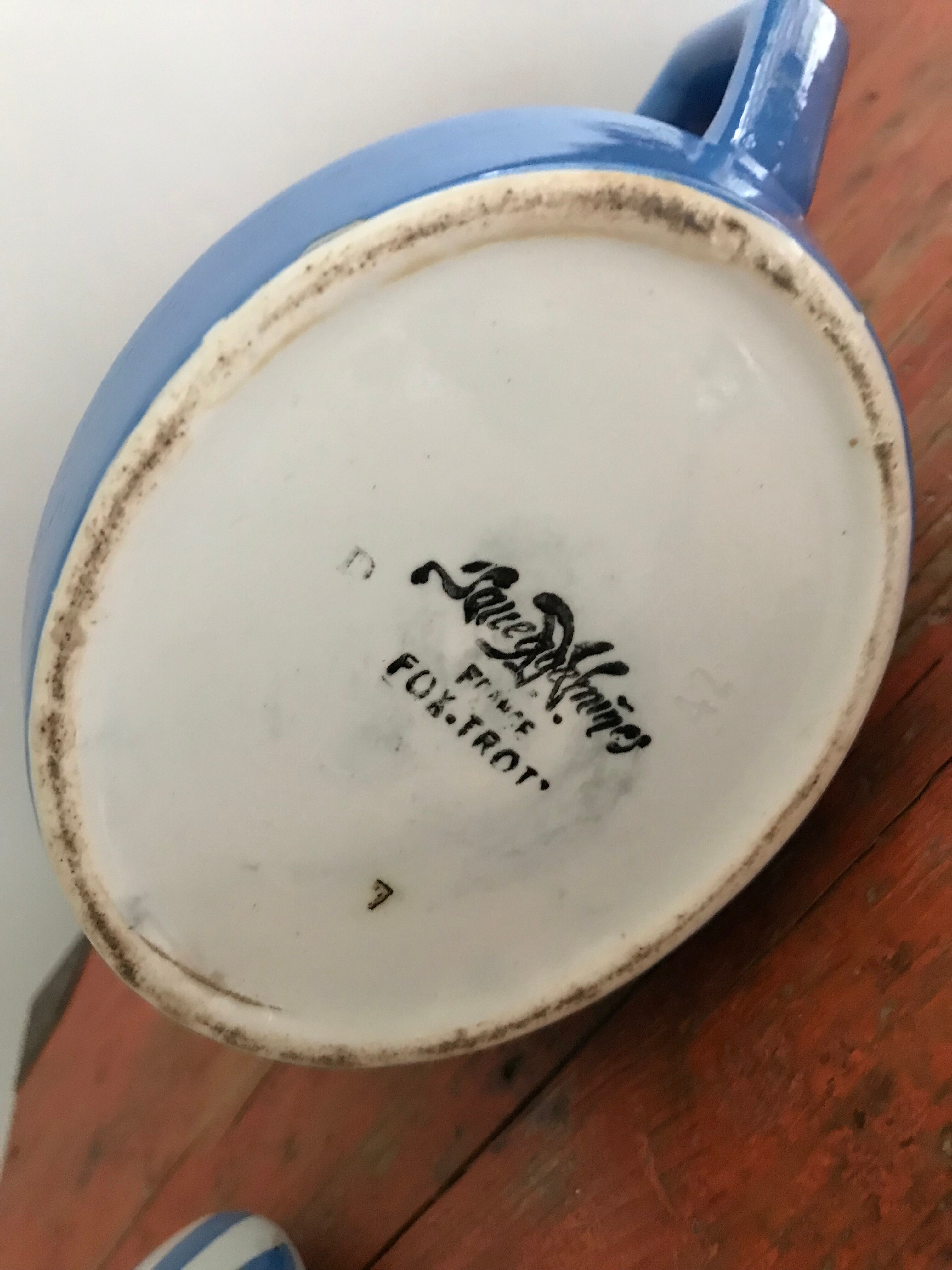 Fox-Trott teapot, Sarreguemines.