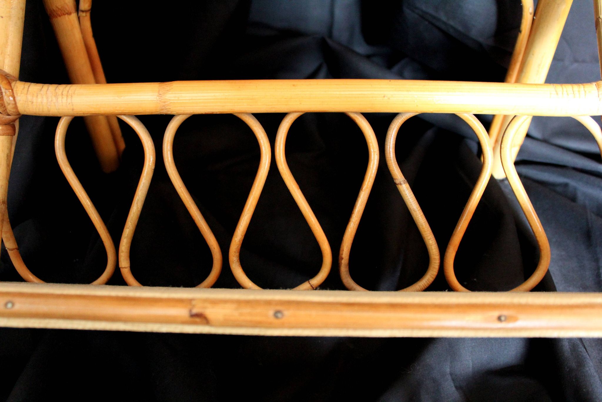 Table basse en rotin