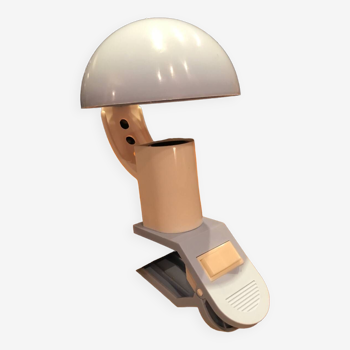 Lampe champignon applique bleu et blanche sarlam