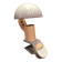 Sarlam blue and white wall lamp mushroom