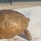 Vintage bronze turtle ashtray