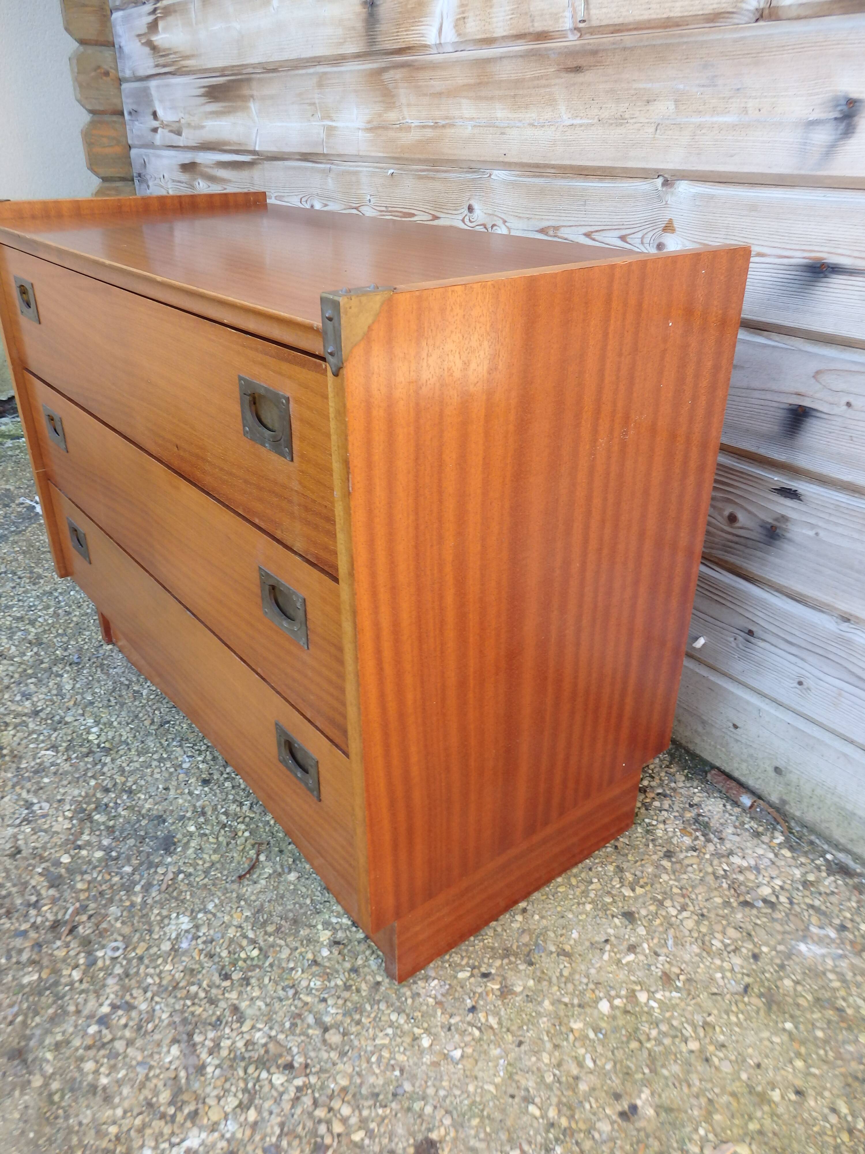 Commode vintage en teck scandinave