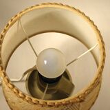 Enamelled sandstone lamp from the 70s