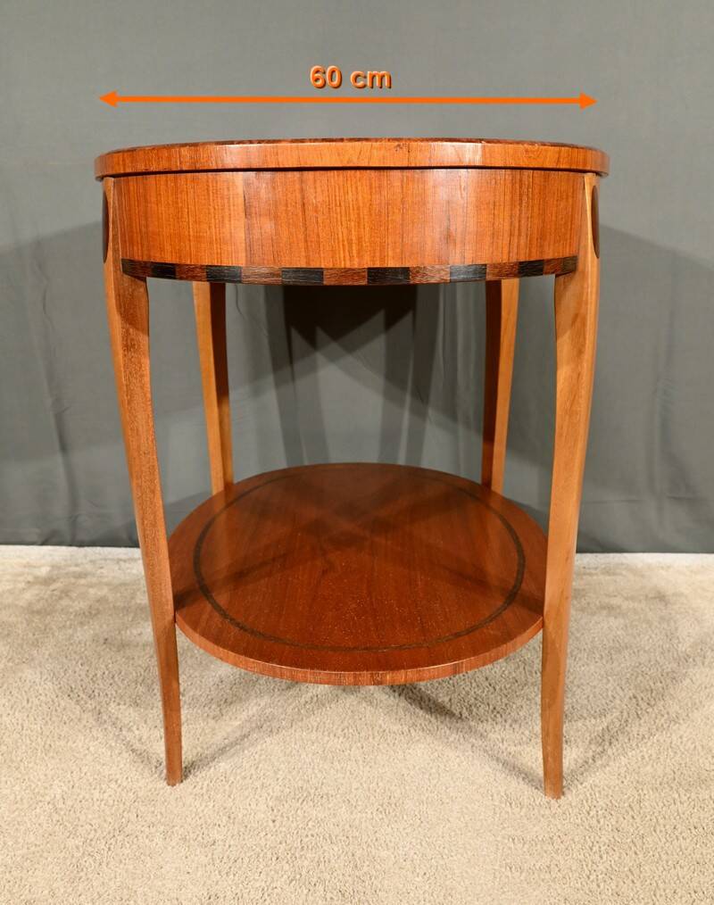 Mahogany and Rosewood Gueridon Table, Art Deco – 1930