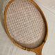 Old tennis racket early 20th in wood