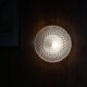 Vintage 1970s clear glass wall/ceiling light