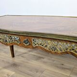 Louis XV style inlaid coffee table