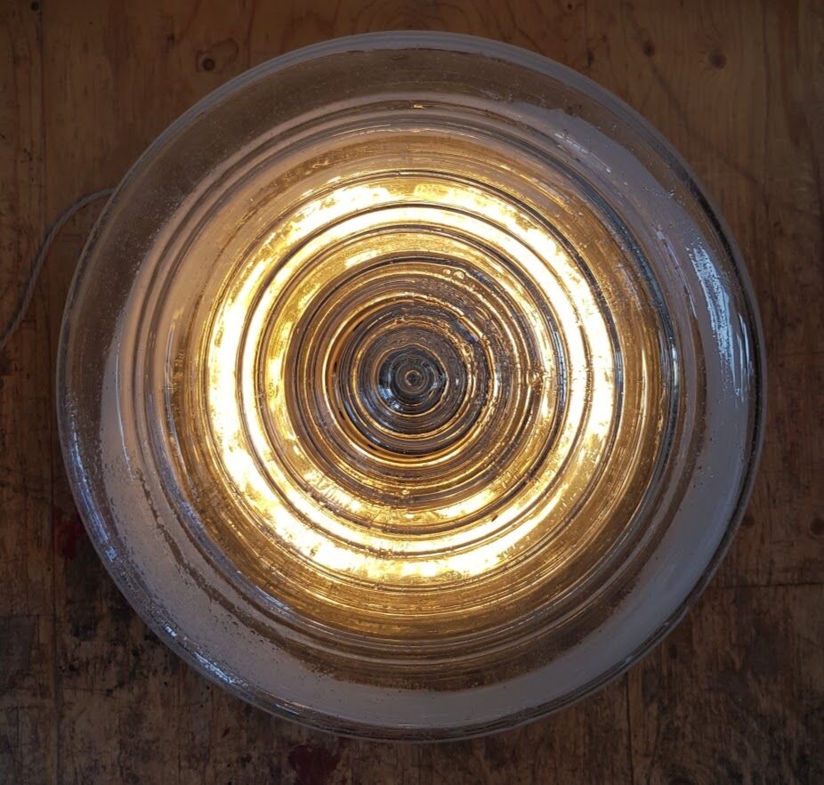 Space Age Lamp with Handblown Murano Glass from Doria Leuchten