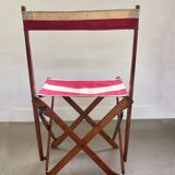 Authentic French outdoor terrace set, 5 chairs and table