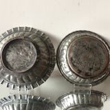 2 Ottoman  antique  plates bowls copper tin coated