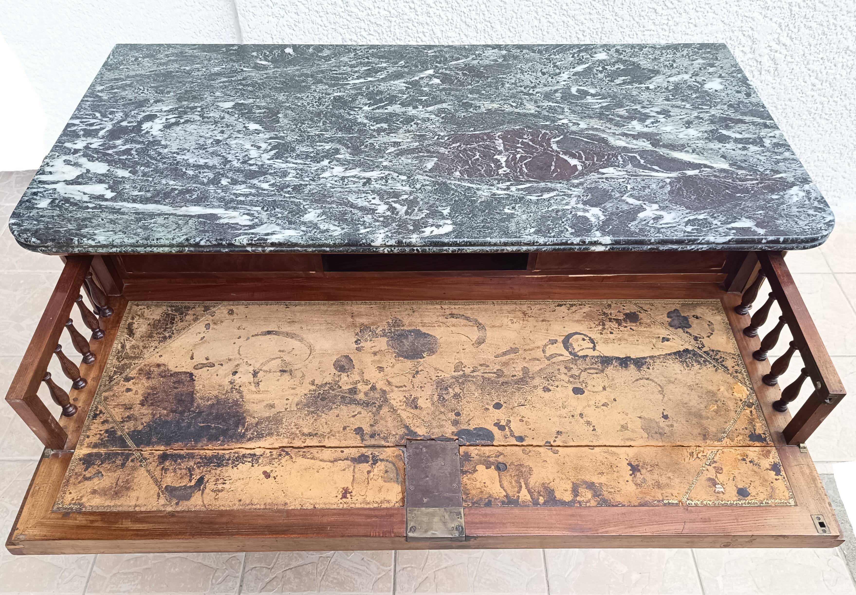 Louis Philippe mahogany secretary chest of drawers