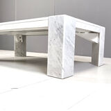 Vintage Italian marble coffee table, 1970s