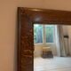Miroir en chêne massif des années 50 | 90x65cm