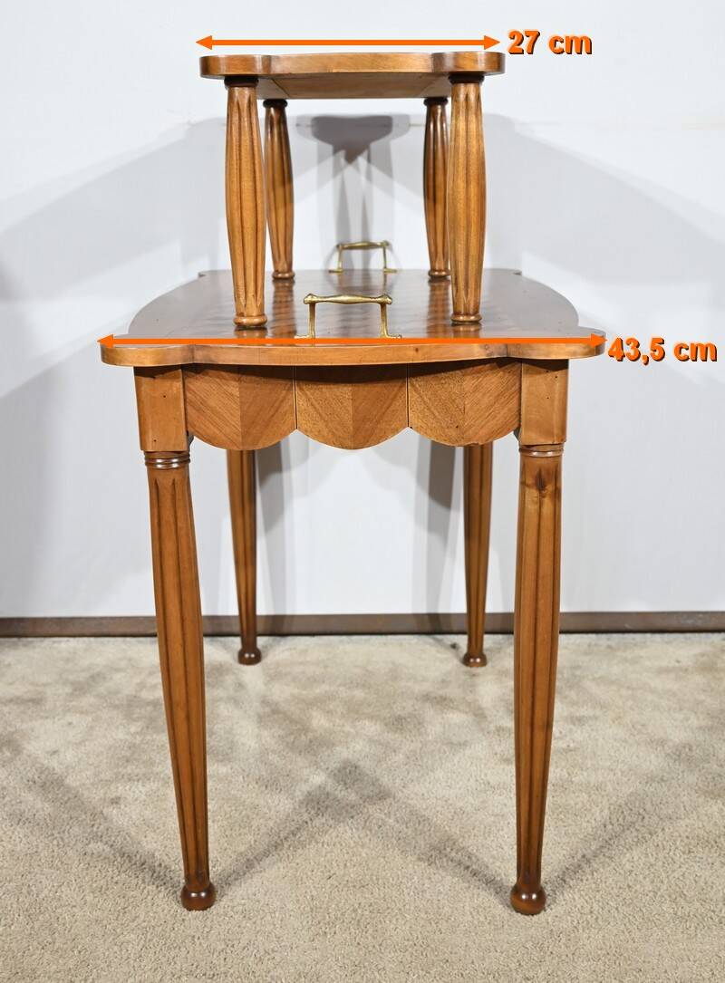 Walnut and Rosewood Marquetry Service Table – 1940