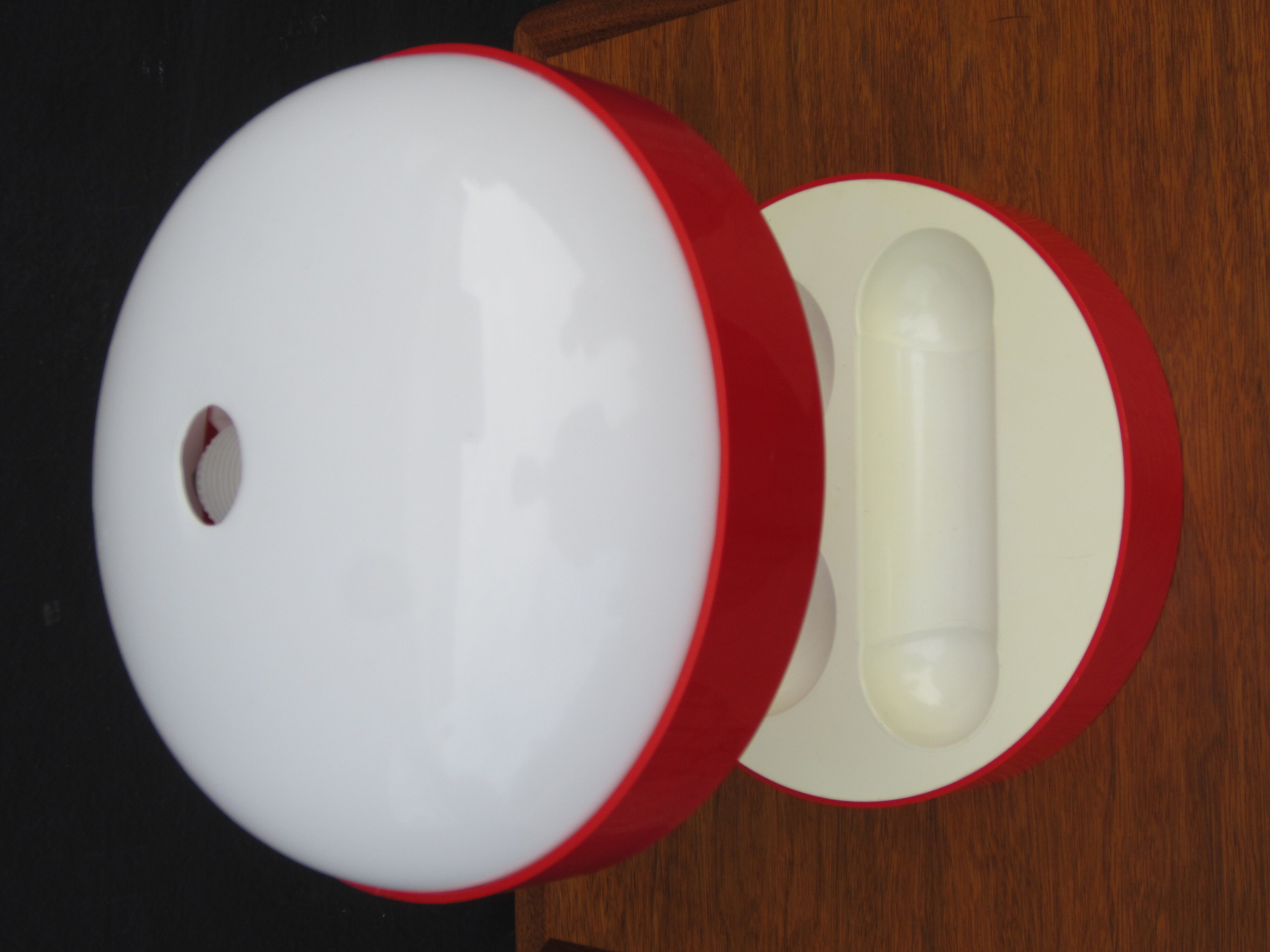 Lamp red Joe Colombo KD29