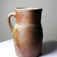Large antique stoneware jug from Puisaye, pyritic, late 19th century.