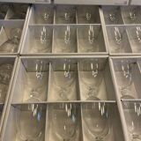 Set de 70 verres Crystal Durand - Organdi -