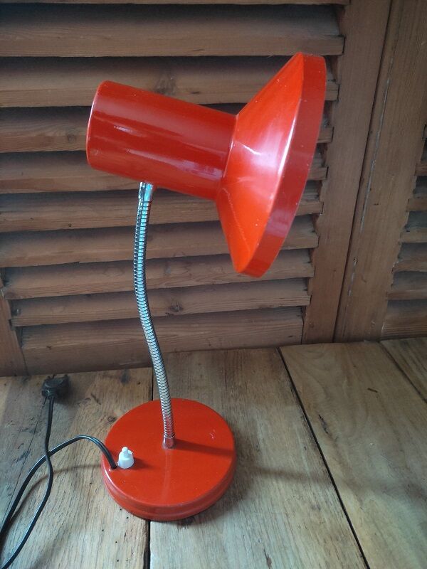 Bedside desk lamp Metal orange dp 1022233