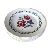 Lot of 6 dessert plates