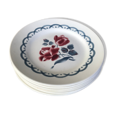 Lot de 6 assiettes à dessert