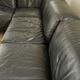 Modular Flandra sofa in leather by Vico Magistretti for Cassina, Italy, 1970s.