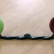 Vintage wall-mounted coat rack.