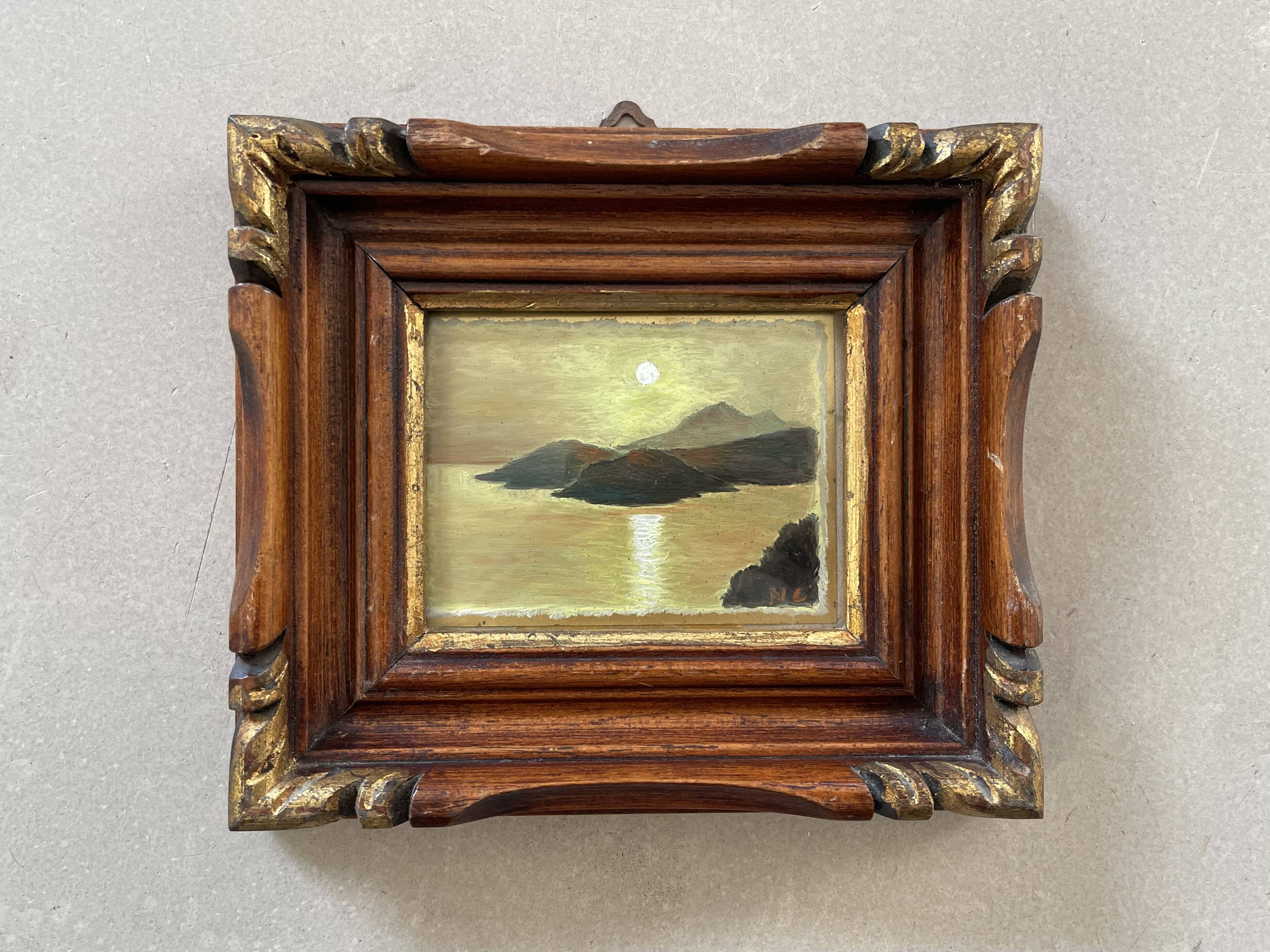 Tableau miniature sur métal