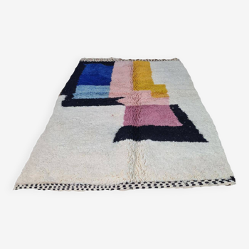 Tapis berbère en laine fait main 250 x 150 cm