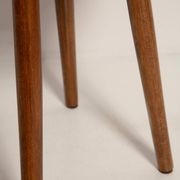 Set of two shiny purple velvet stools from the mid-century, Europe, 1960s.