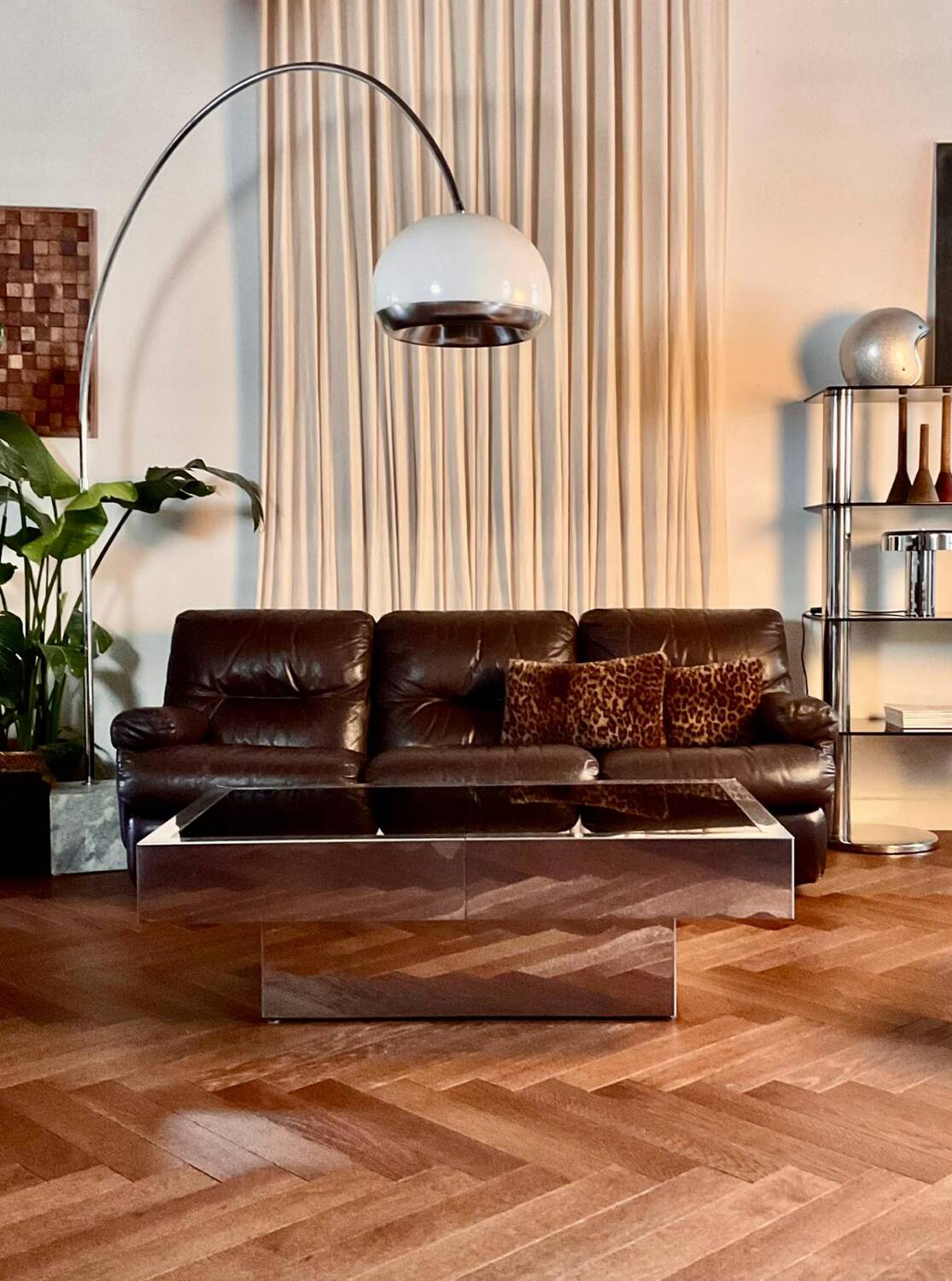 Canapé 3 places Ligne Roset Albany convertible vintage années 70