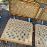 4 chaises italiennes du milieu du siècle Marcel Breuer B32 Cesca, années 70