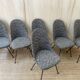 Set of 6 Italian chairs - 1960s -
