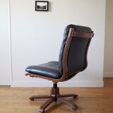 Leather office chair 1970