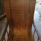 Vintage rattan / osier armchair