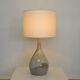 Large ceramic lamp, French work, 60s