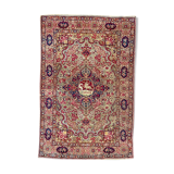 Nice old Persian kirman carpet wash 138x203 cm