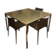 Desalto square glass table
