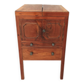 Mahogany barber's cabinet or English bar