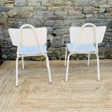 Pair of white chairs