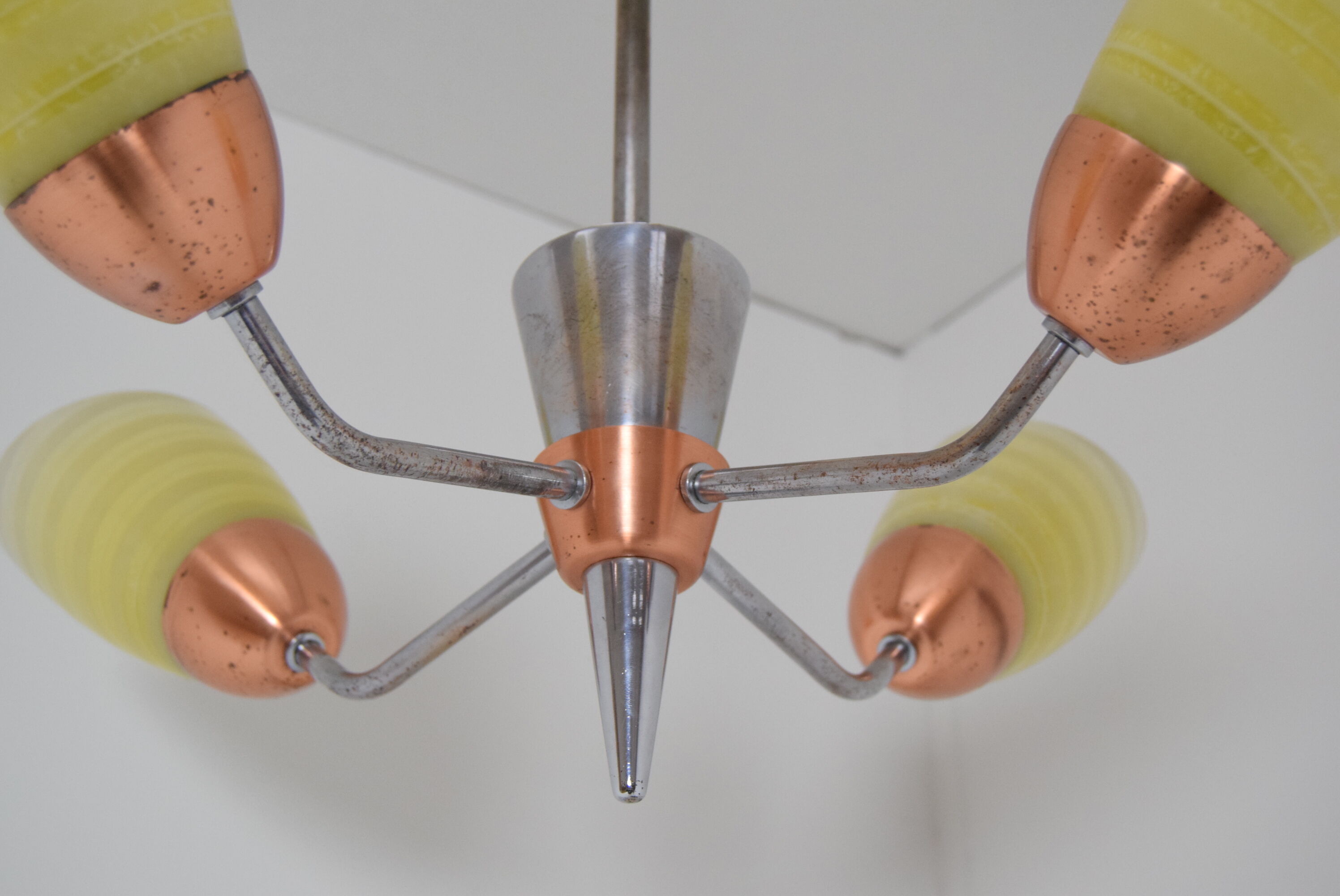 Mid-Century Chandelier by Drukov, 1960‘s.