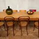 Farmhouse table bistro table in solid beech