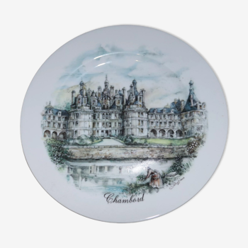 Chambord plate in Limoges porcelain