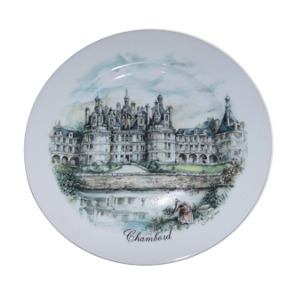 Chambord plate in Limoges porcelain