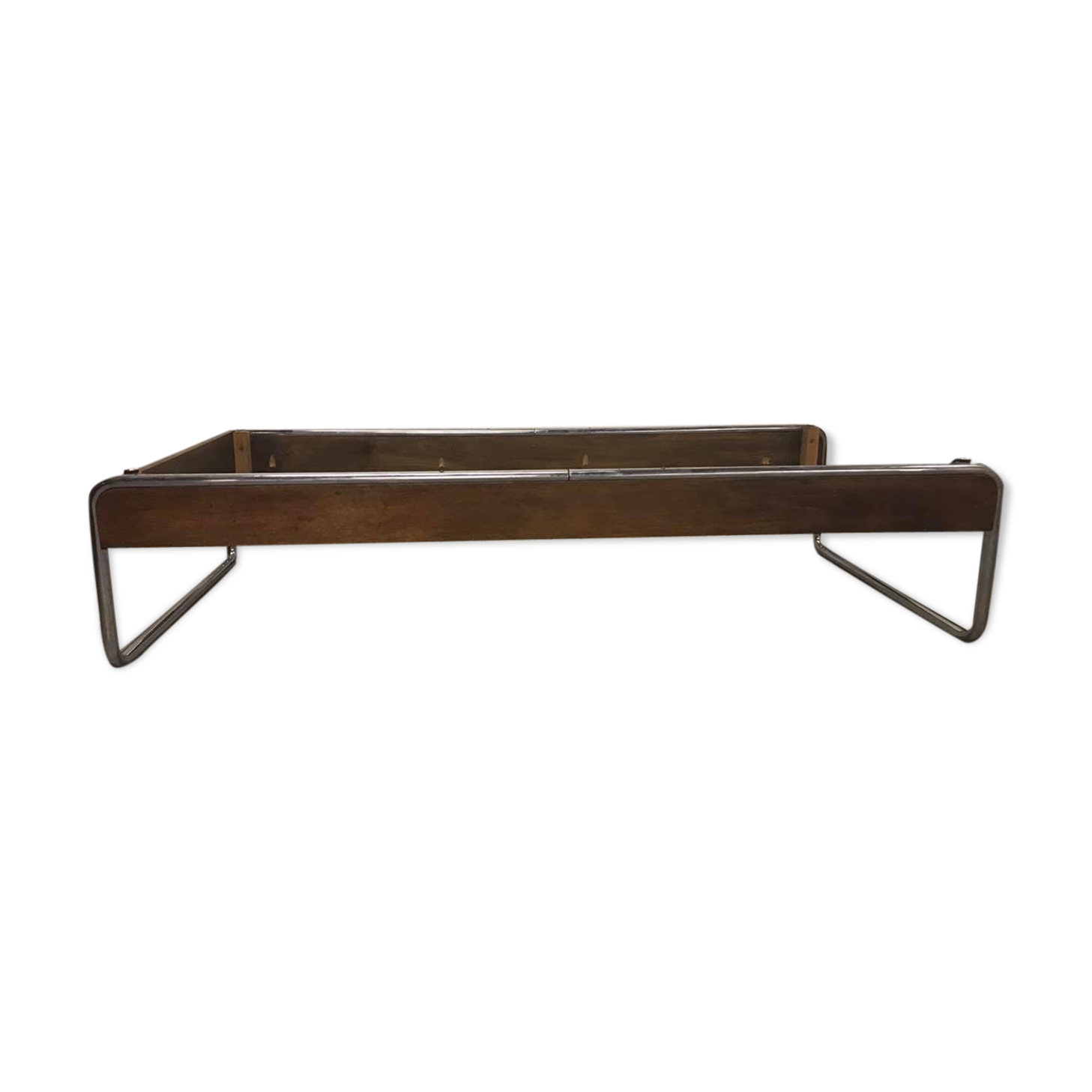 Vintage tubular metal bed